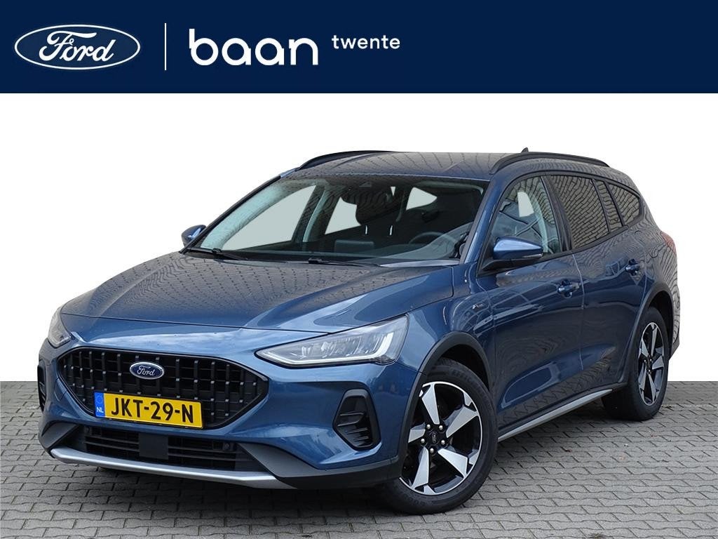 Ford Focus Wagon 1.0 Hybrid 125 PK Active Style | Winter Pac, Auto's, Ford, 12 maanden, Stof, Gebruikt, Zwart