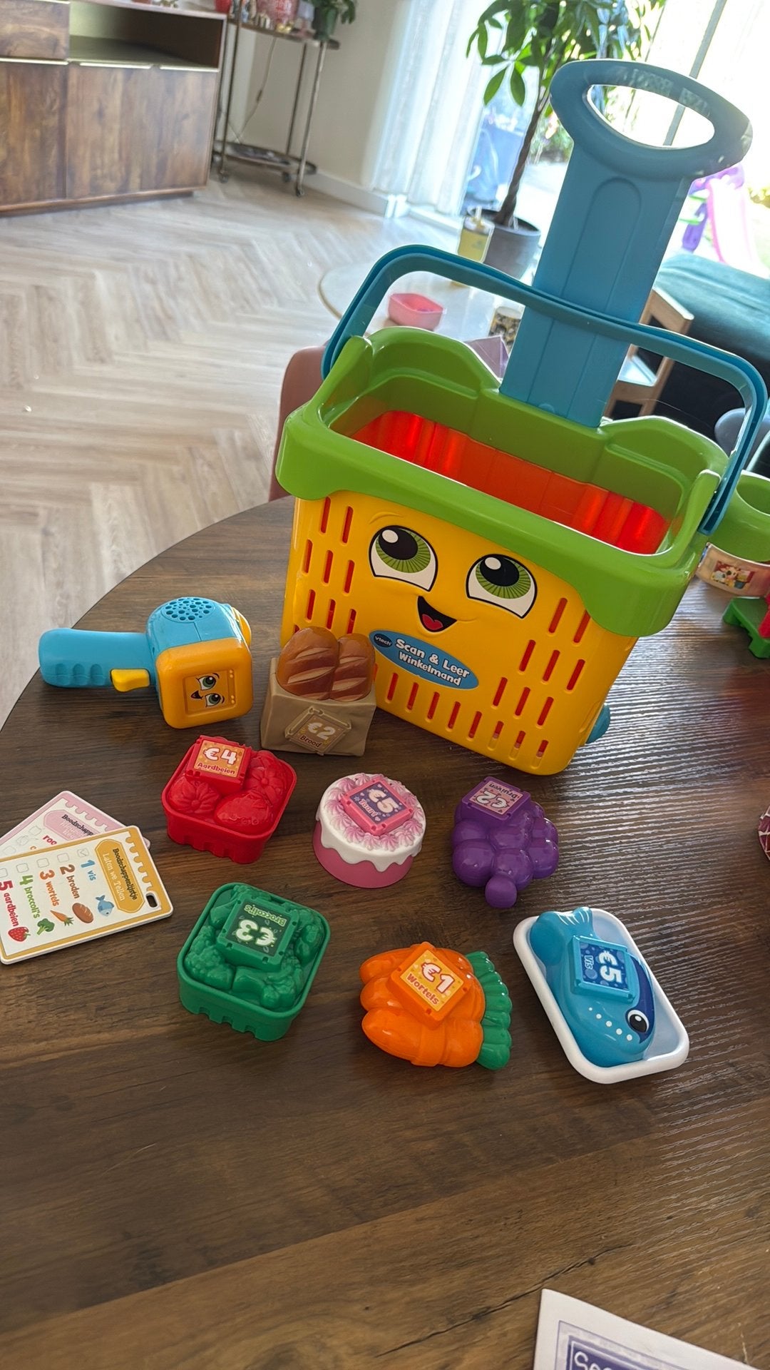 Vtech Winkelmand met toebehoren, Kinderen en Baby's, Speelgoed | Vtech, Ophalen of Verzenden, Zo goed als nieuw