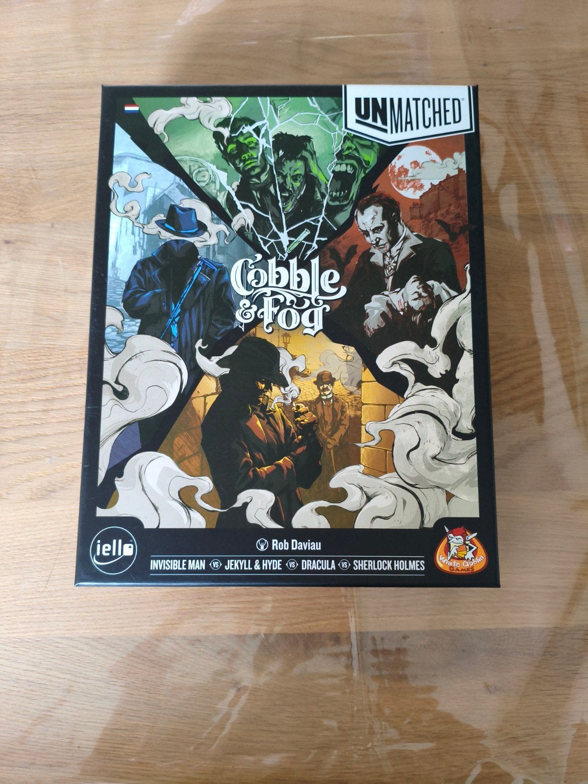 Unmatched: Cobble & Fog (Nederlands) - Zo goed als nieuw, Een of twee spelers, Ophalen of Verzenden, Zo goed als nieuw, White Goblin Games