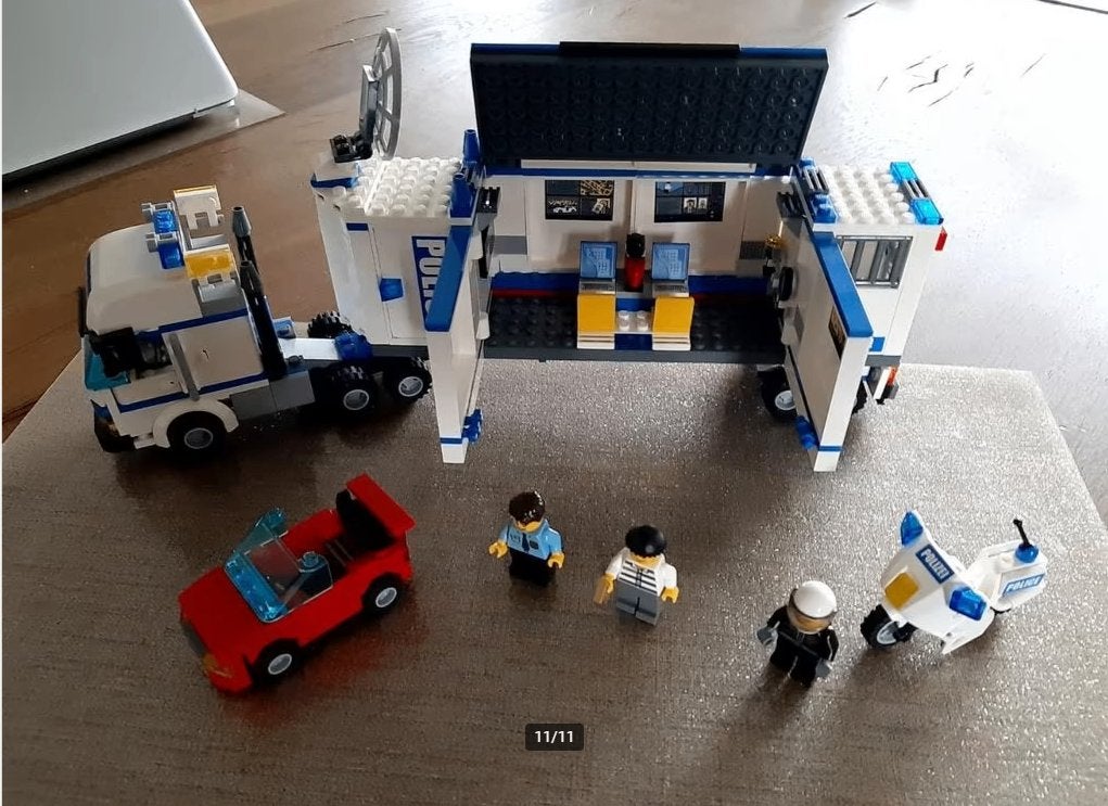 Lego mobiele politiepost set 7288, Lego, Ophalen of Verzenden, Zo goed als nieuw, Complete set