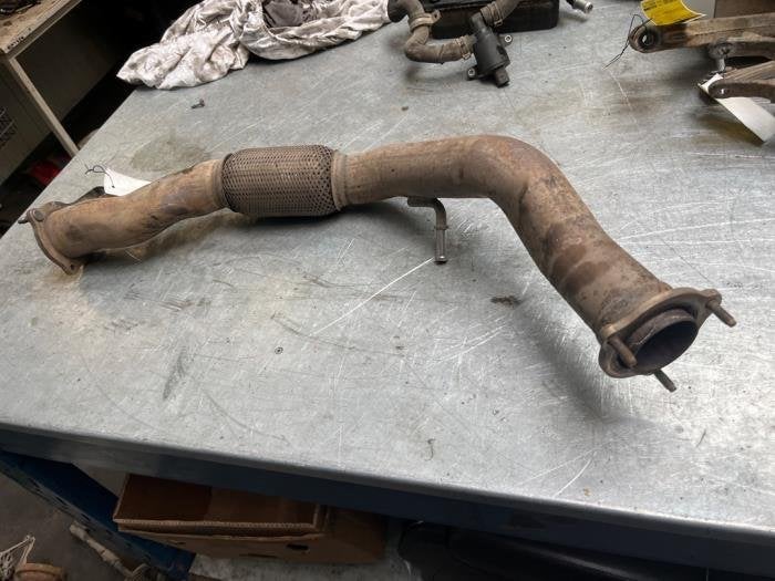 Uitlaat voorpijp van een Audi A6, Gebruikt, -, -, -
