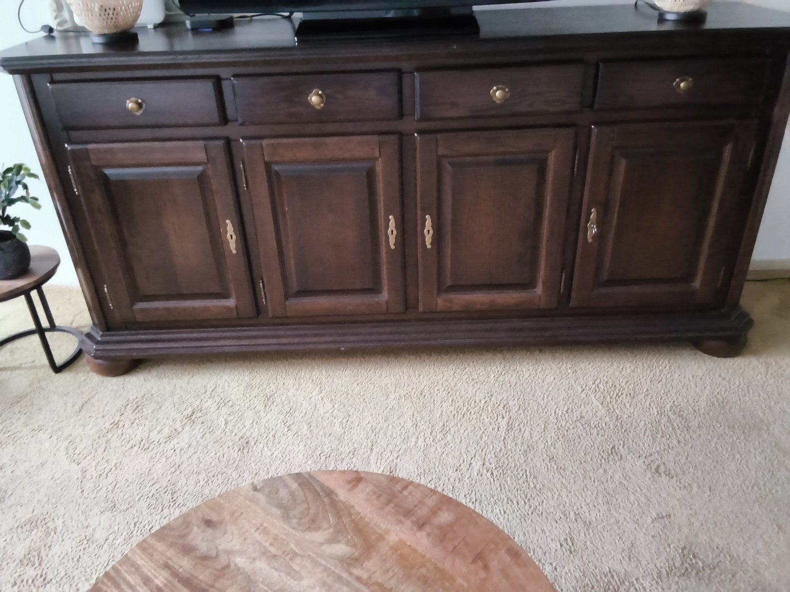 dressoir, Huis en Inrichting, Ophalen, 75 cm of meer, Bruine meubelen, Zo goed als nieuw