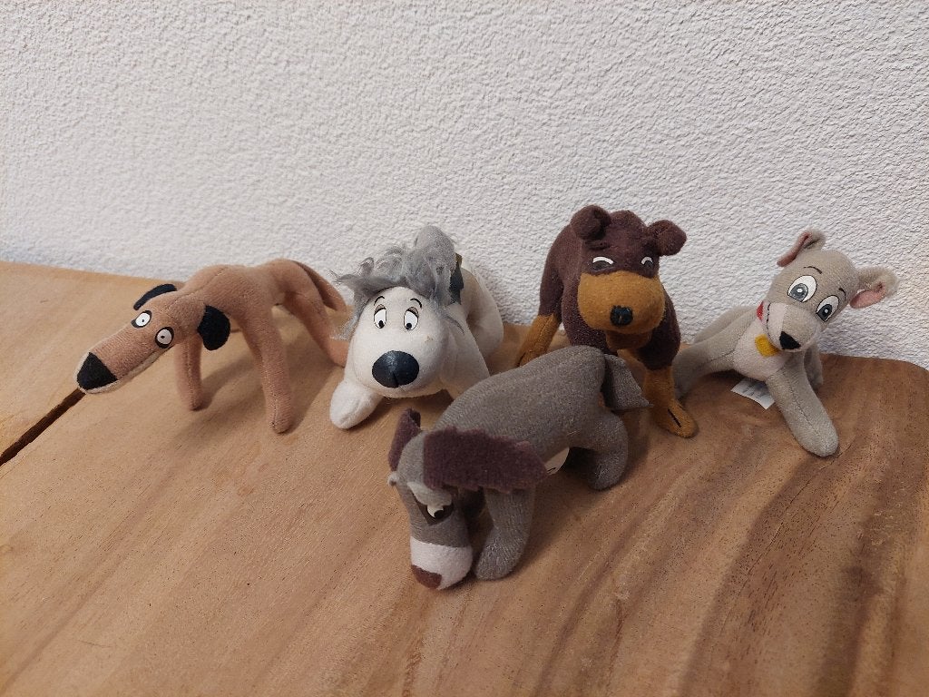 McDonalds Happy Meal: Disney Lady & de Vagebond knuffels, Verzamelen, Knuffel, Gebruikt, Disney, Overige figuren