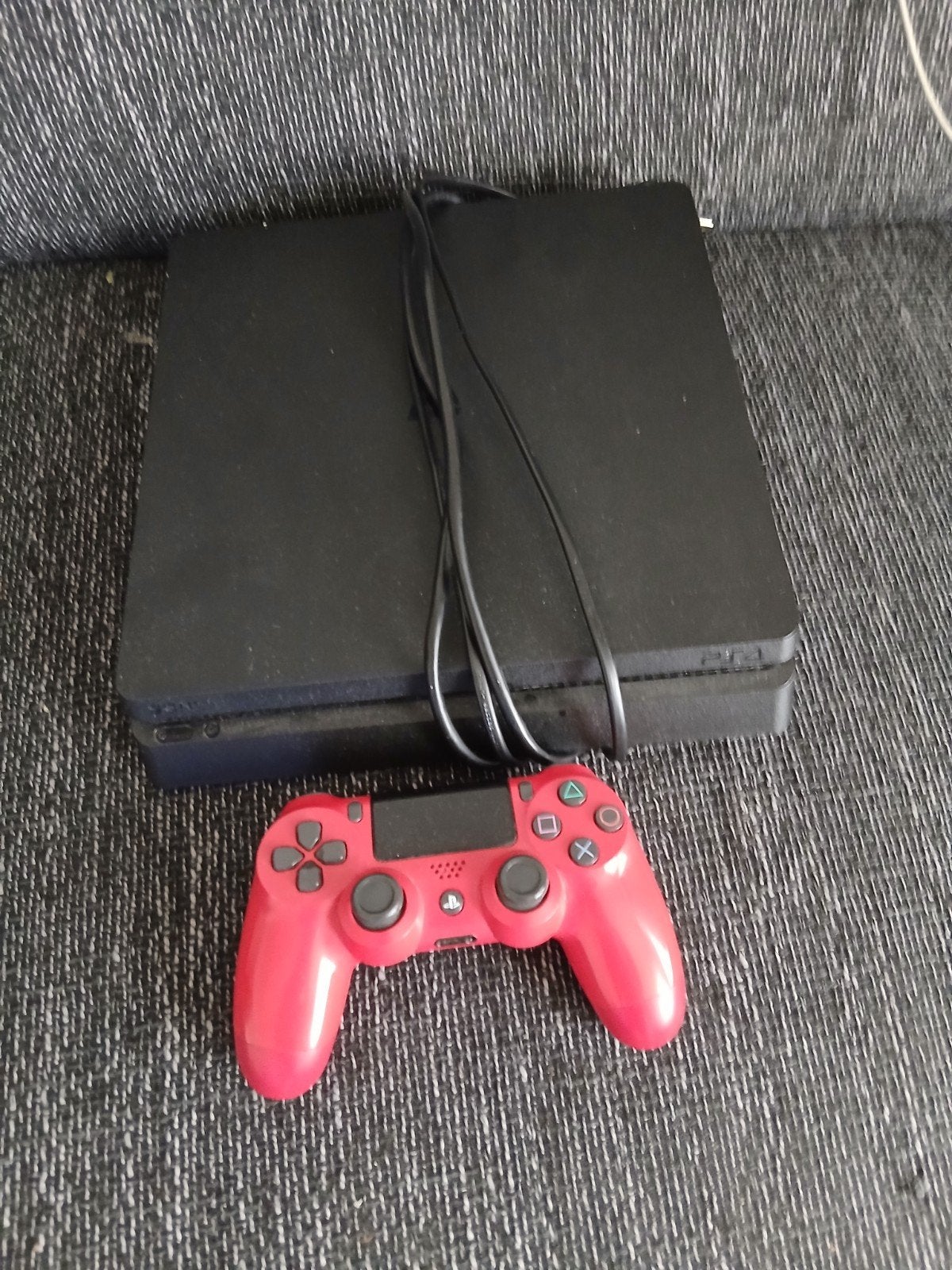 PlayStation 4 Slim 500GB met 1 controller en 10 games, Ophalen, Met 1 controller, Slim, 500 GB