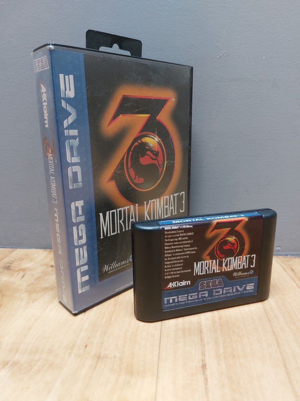 Mortal Kombat 3 (SEGA Mega Drive) 1995, Spelcomputers en Games, Games | Sega, 2 spelers, Ophalen of Verzenden, Vechten, Mega Drive