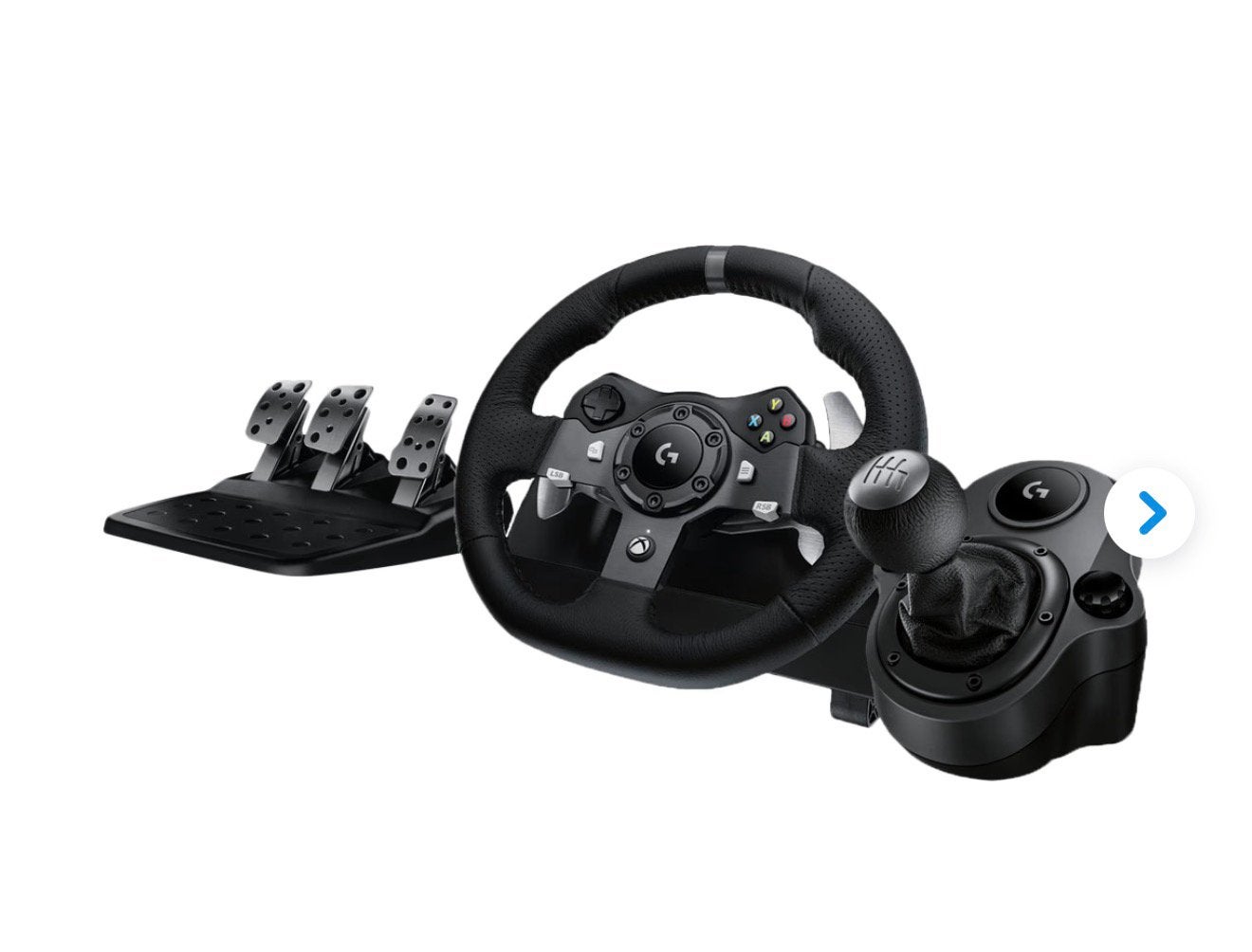 Logitech G920 compleet game race set voor Xbox, PC en PS, Racestuur, Xbox, Force feedback, Ophalen of Verzenden