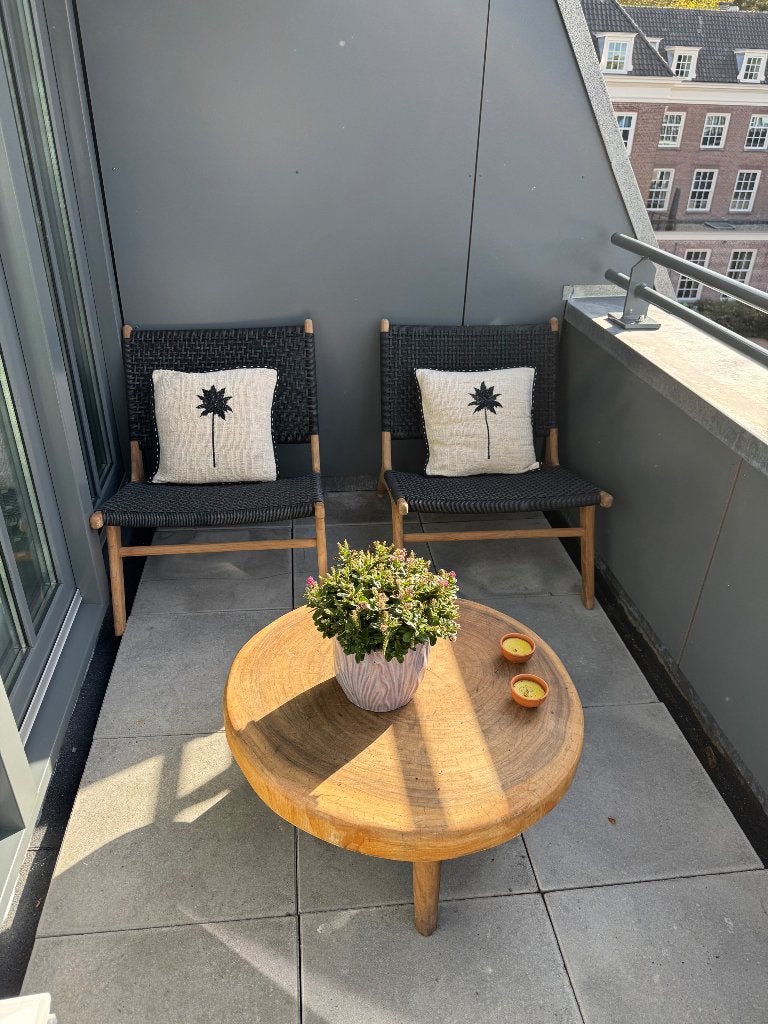 Loungestoelen voor tuin of terras, Tuin en Terras, Ophalen, Zo goed als nieuw, Hout, Stapelbaar