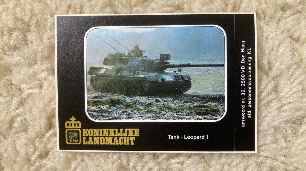 Tank - Leopard 1, Ophalen of Verzenden, Zo goed als nieuw