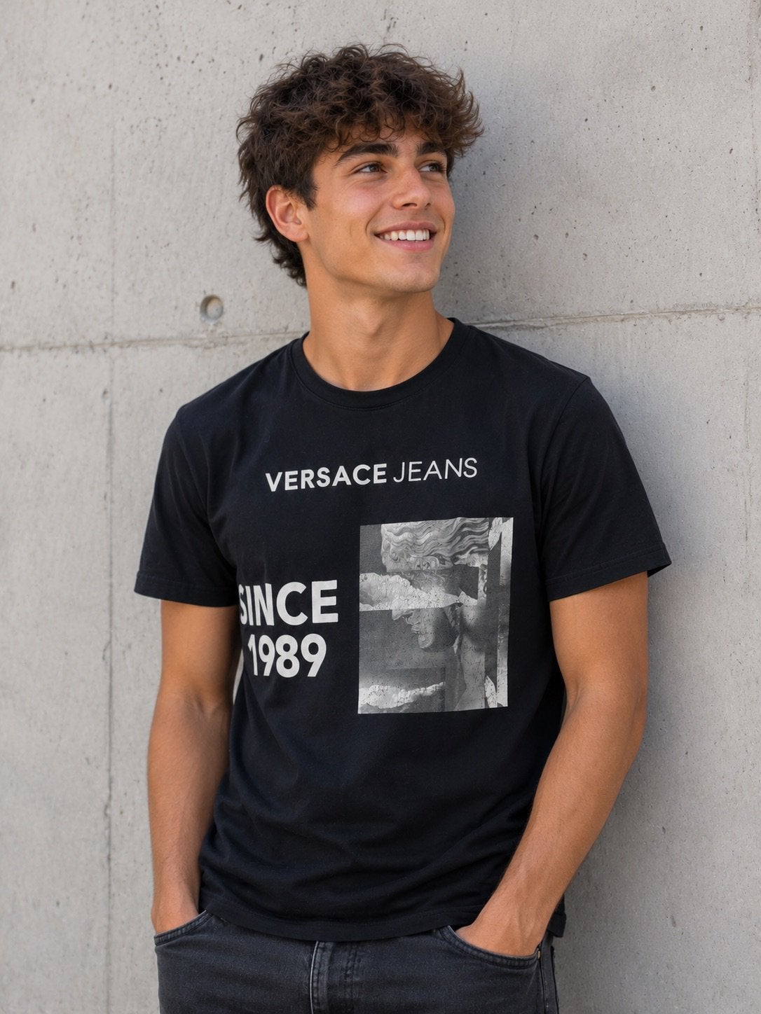 Versace shirt maat S, Ophalen of Verzenden, Gedragen, Maat 46 (S) of kleiner, Zwart