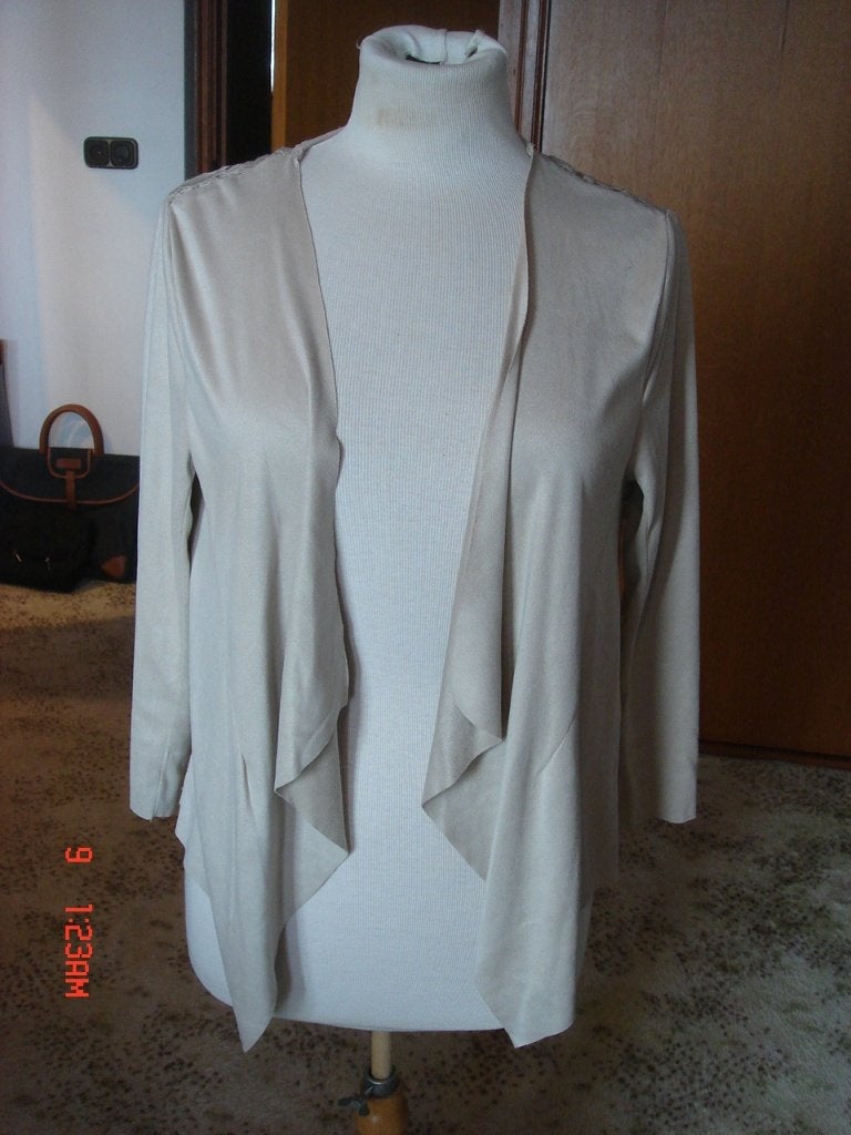 Geisha vestje beige met kant maat 38, Maat 38/40 (M), Geisha, Beige, Ophalen of Verzenden
