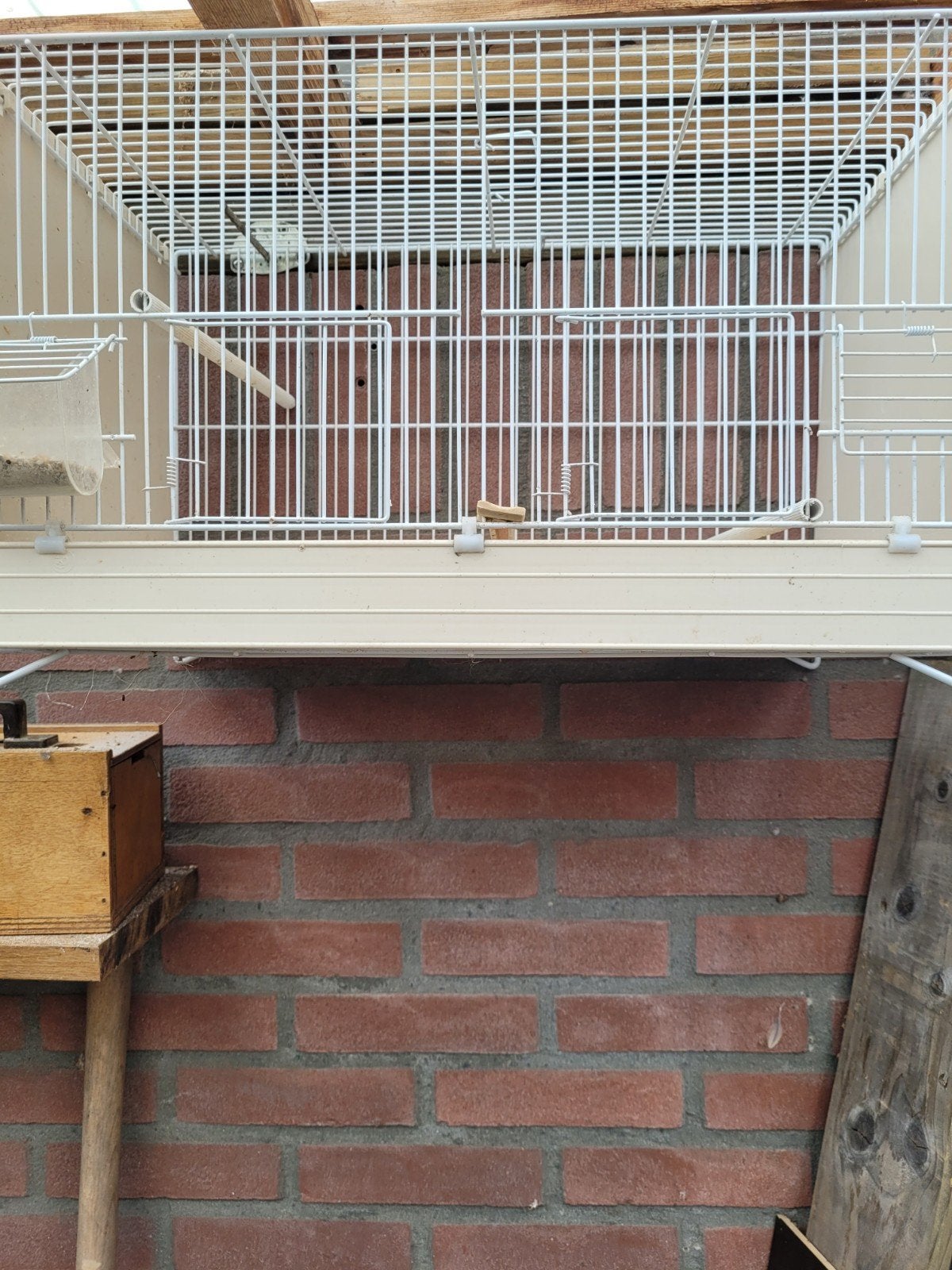 vogelkooitje, Ophalen, Vogelkooi