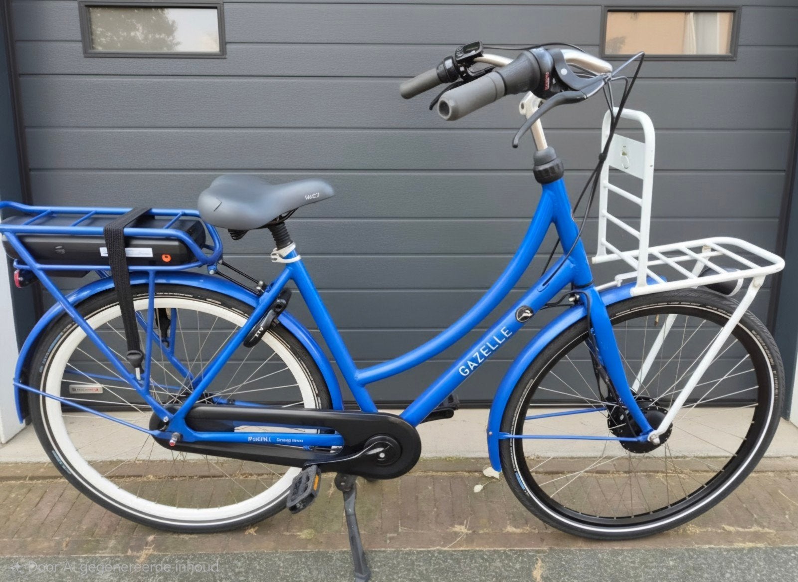 gazelle e bike zeer grote accu, Ophalen, Zo goed als nieuw, 51 tot 55 cm, 50 km per accu of meer