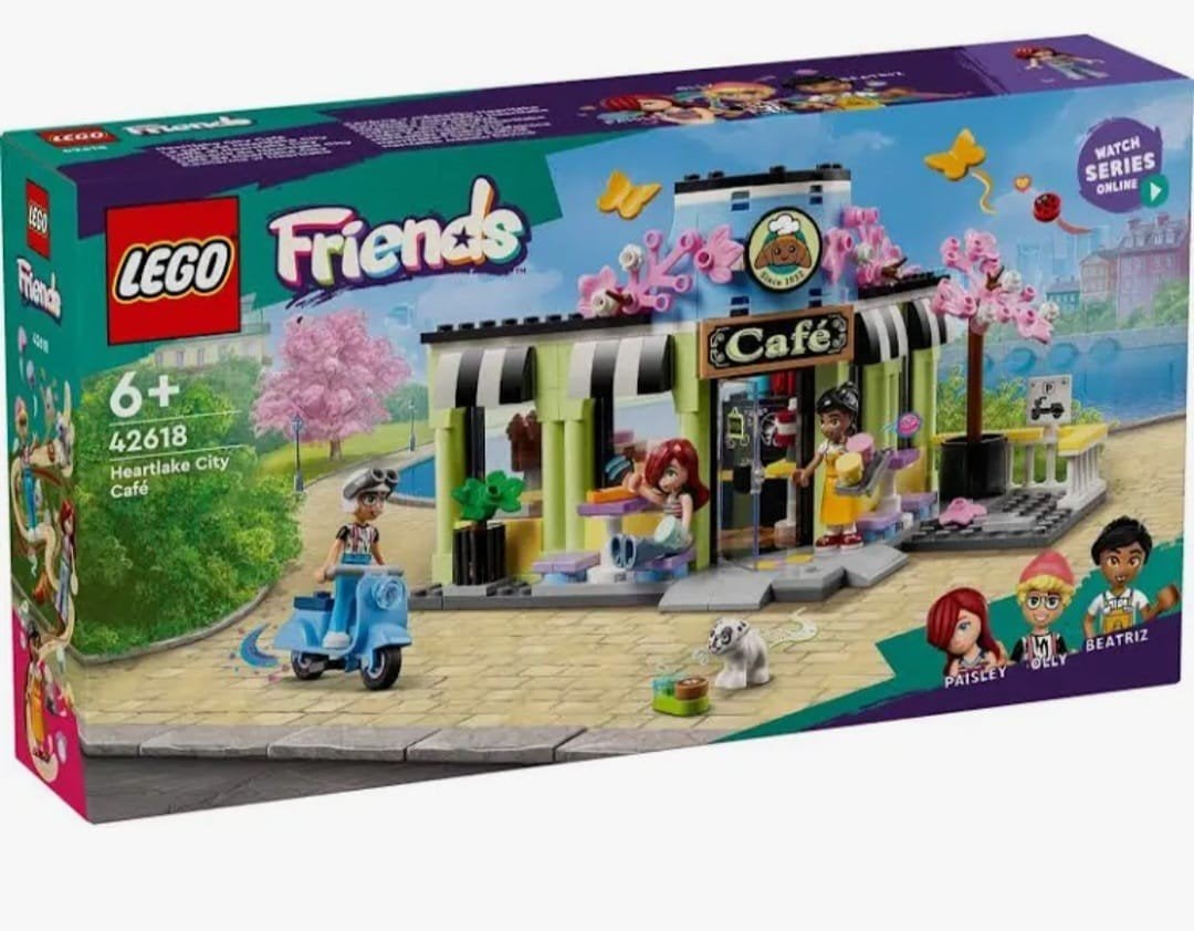 Lego Friends Heartlake City Café 42618 - bijna compleet, Gebruikt, Lego, Friends, Ophalen of Verzenden