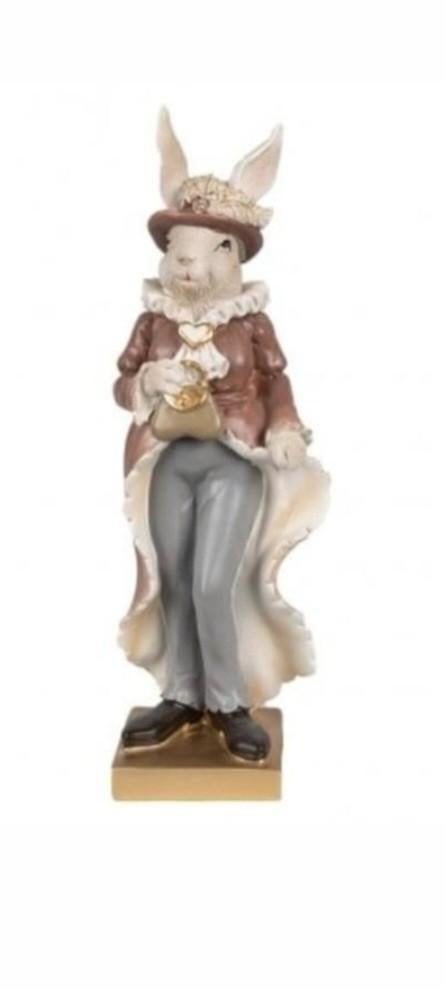 Haasje ca 27 cm clayre en eef, Ophalen of Verzenden