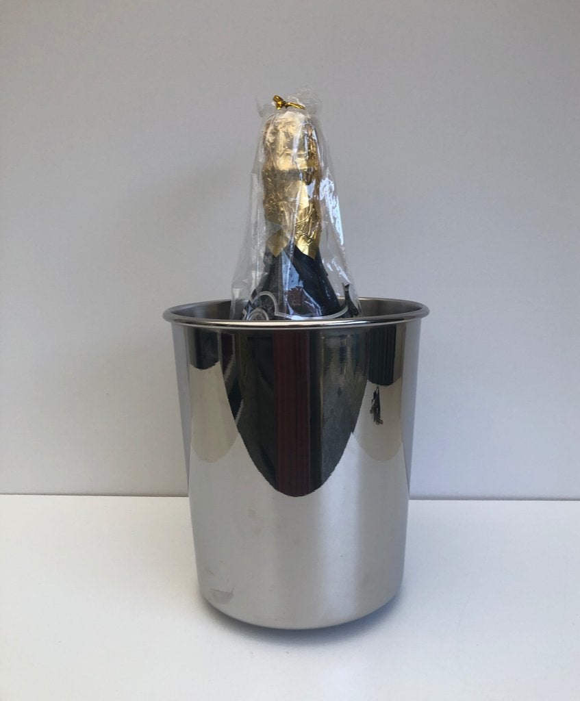 Design  Wijnkoeler - Bruno Ninaber van Eyben - Jaren 90, Overige typen, Ophalen of Verzenden, Zo goed als nieuw, Zilver