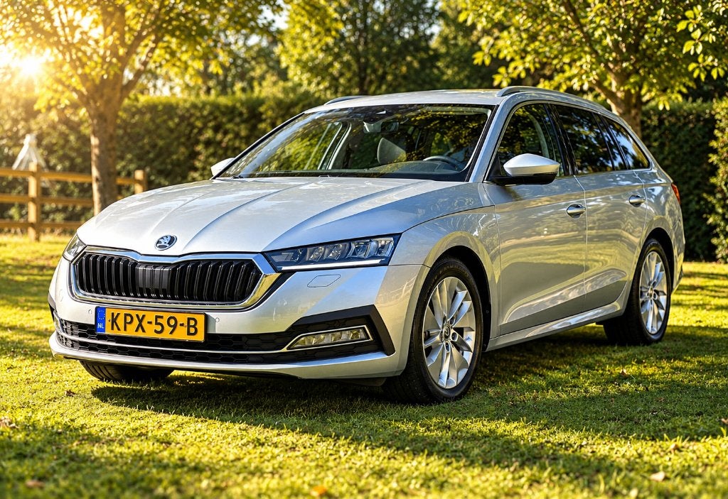 Skoda Octavia 1.0 TSI 110pk DSG 2022| 1e eig | Dealer| Trek, Auto's, Verwarmde buitenspiegels, Leder en Stof, 19 km/l, Hybride Elektrisch/Benzine