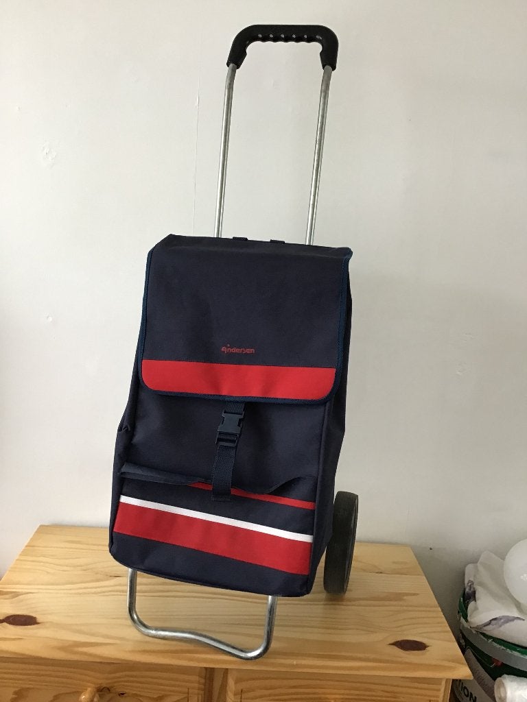 Boodschappentrolley Andersen, Ophalen, Wieltjes, Gebruikt, 20 tot 30 cm