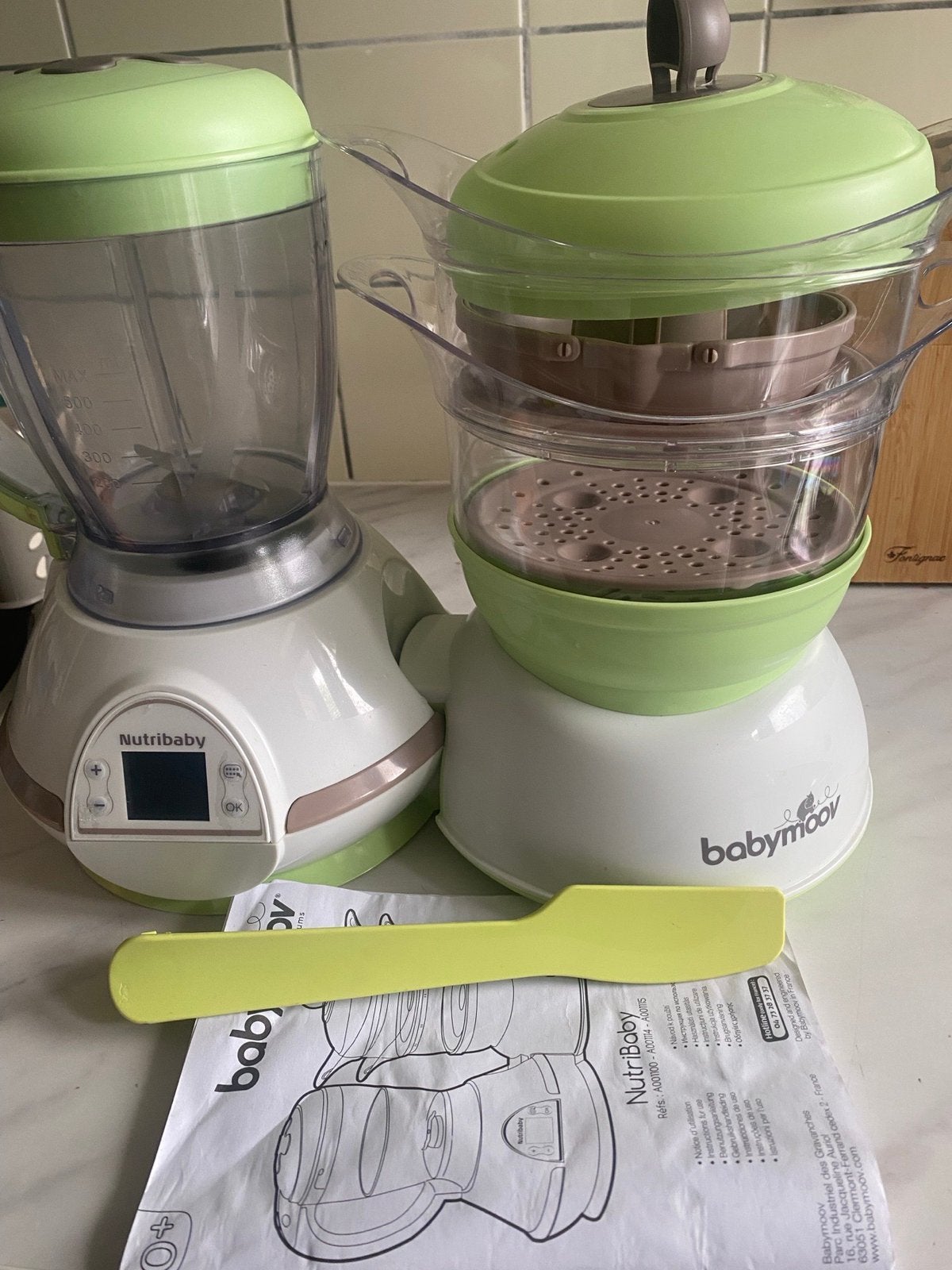 Babymoov Nutribaby – Like New – €45, Ophalen, Zo goed als nieuw, BPA-vrij, Babymoov