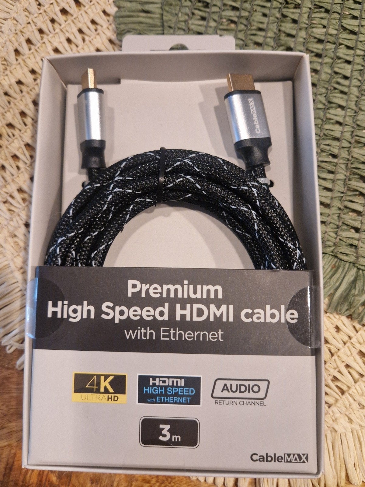 CableMax Premium High Speed HDMI-kabel met Ethernet, 3m, Ophalen of Verzenden, Nieuw, 2 tot 5 meter, HDMI-kabel