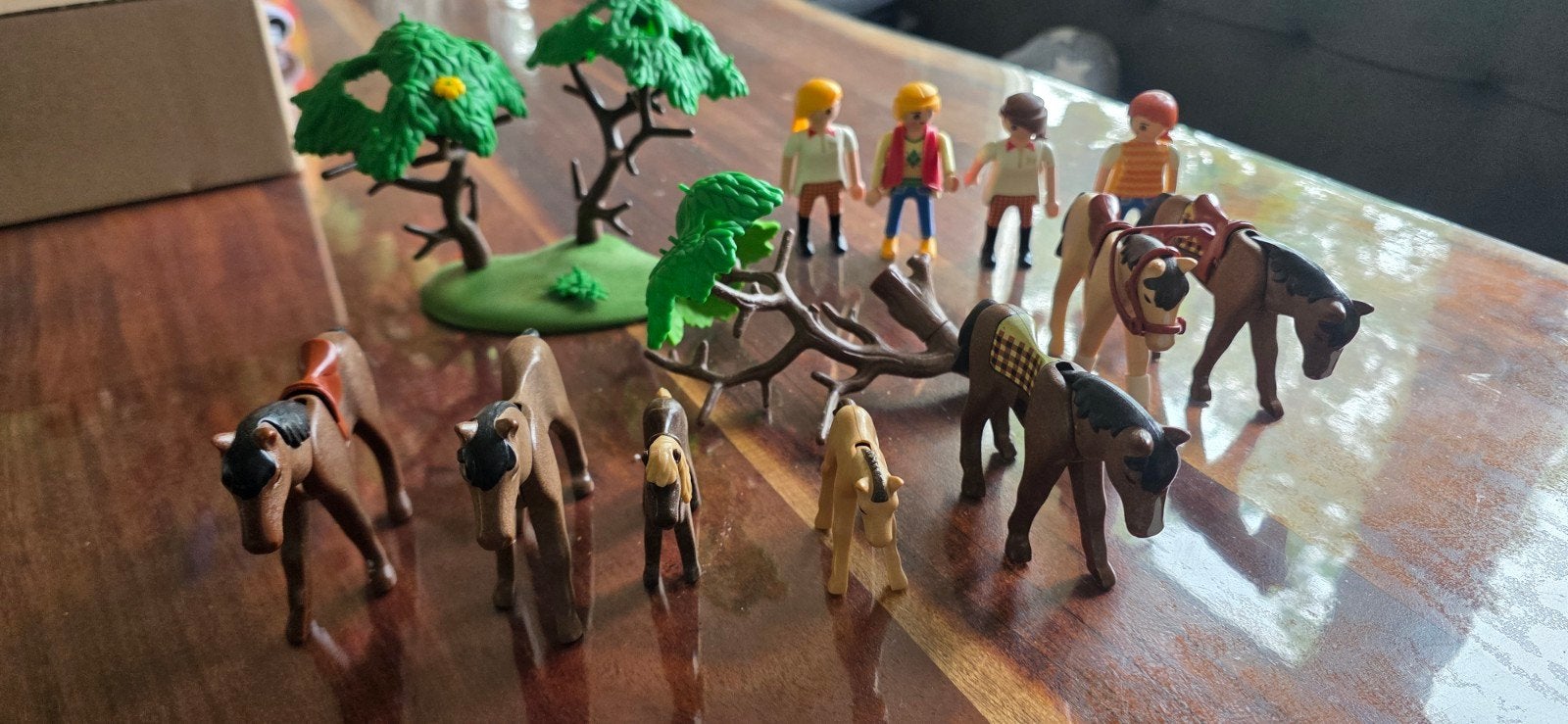 Playmobil paardjes, bomen en poppetjes, Ophalen, Zo goed als nieuw, Losse onderdelen, Overige typen