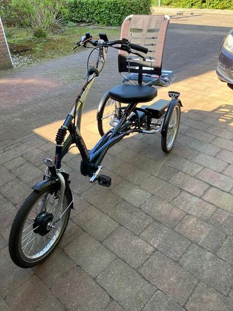 driewieler, Fietsen en Brommers, Fietsen | Driewielers, Gebruikt, Verstelbare zitting, Velgrem, Ophalen