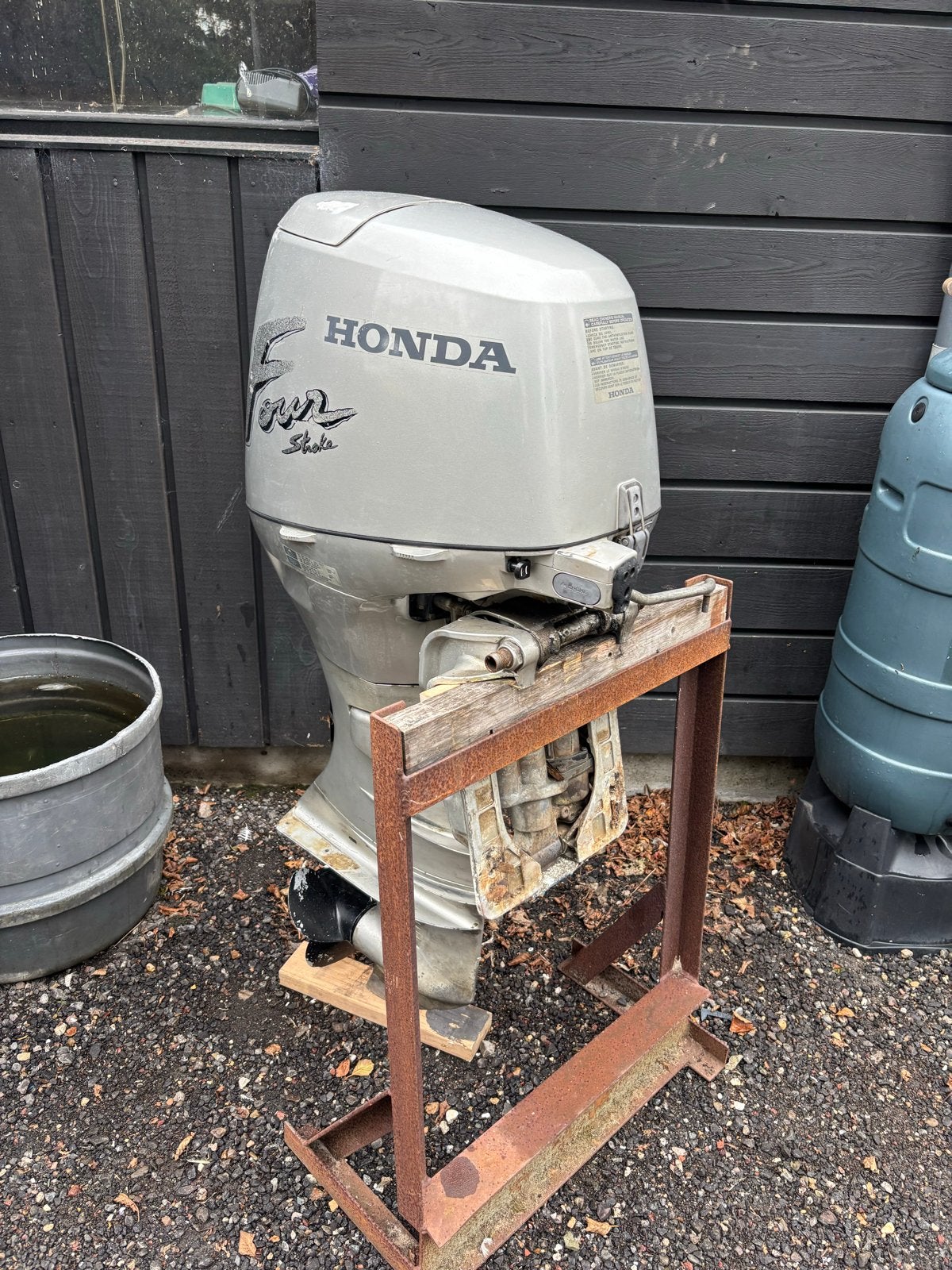 45 pk Honda en 4 pk Suzuki buitenboordmotors, Watersport en Boten, Ophalen, Gebruikt, Viertaktmotor, 30 pk of meer