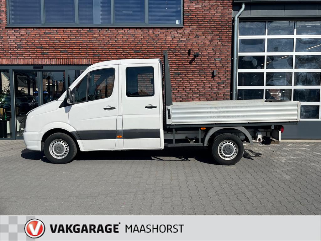 Volkswagen Crafter 50 2.0 TDI L2H1 DC Laadbak 6-Pers. 3500Kg, Euro 5, Gebruikt, 4 cilinders, Met garantie (alle)