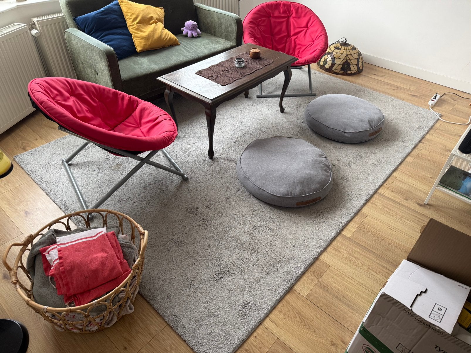 Big grey carpet, Ophalen, Gebruikt, 150 tot 200 cm, 200 cm of meer