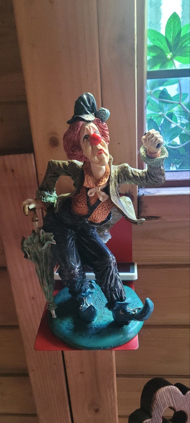 Vintage Clown Beeldje - 27 cm hoog, Ophalen of Verzenden