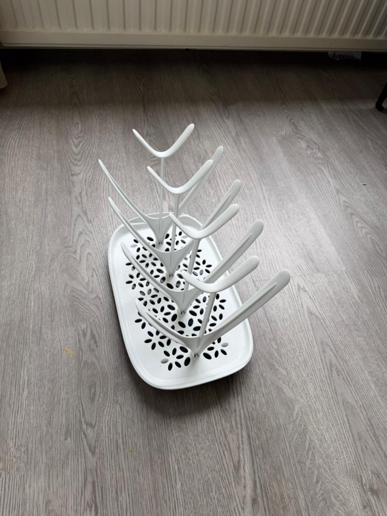 Handig flessenrek voor babyflessen en accessoires, Ophalen of Verzenden, Gebruikt