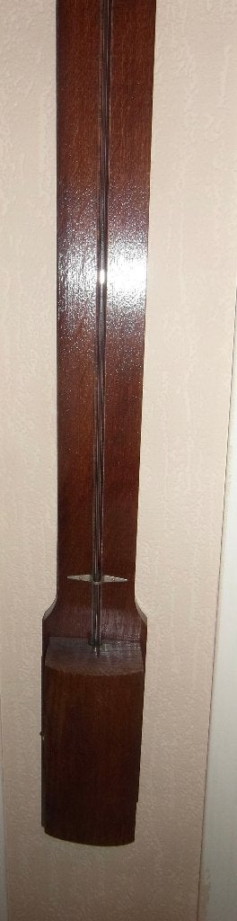 MOOIE OUDE BARROMETER VAN AUTO BEDRIJF VAN BOEGSCHOTEN., Ophalen