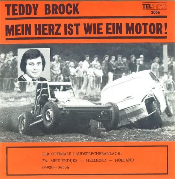 Vinylsingle teddy brock  / theo diepenbrock gezocht, Ophalen of Verzenden, Zo goed als nieuw, Overige formaten, Levenslied of Smartlap