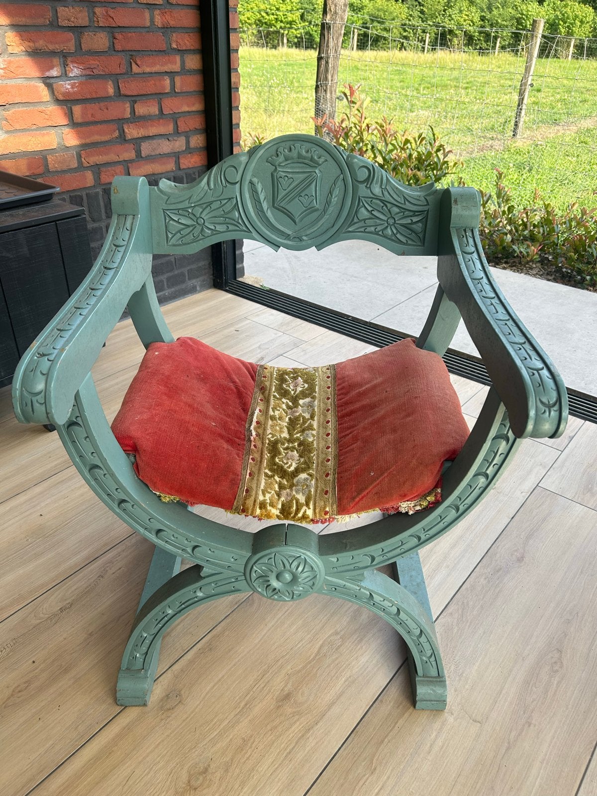 Antieke houten stoel, Antiek en Kunst, Antiek | Meubels | Stoelen en Banken, Ophalen