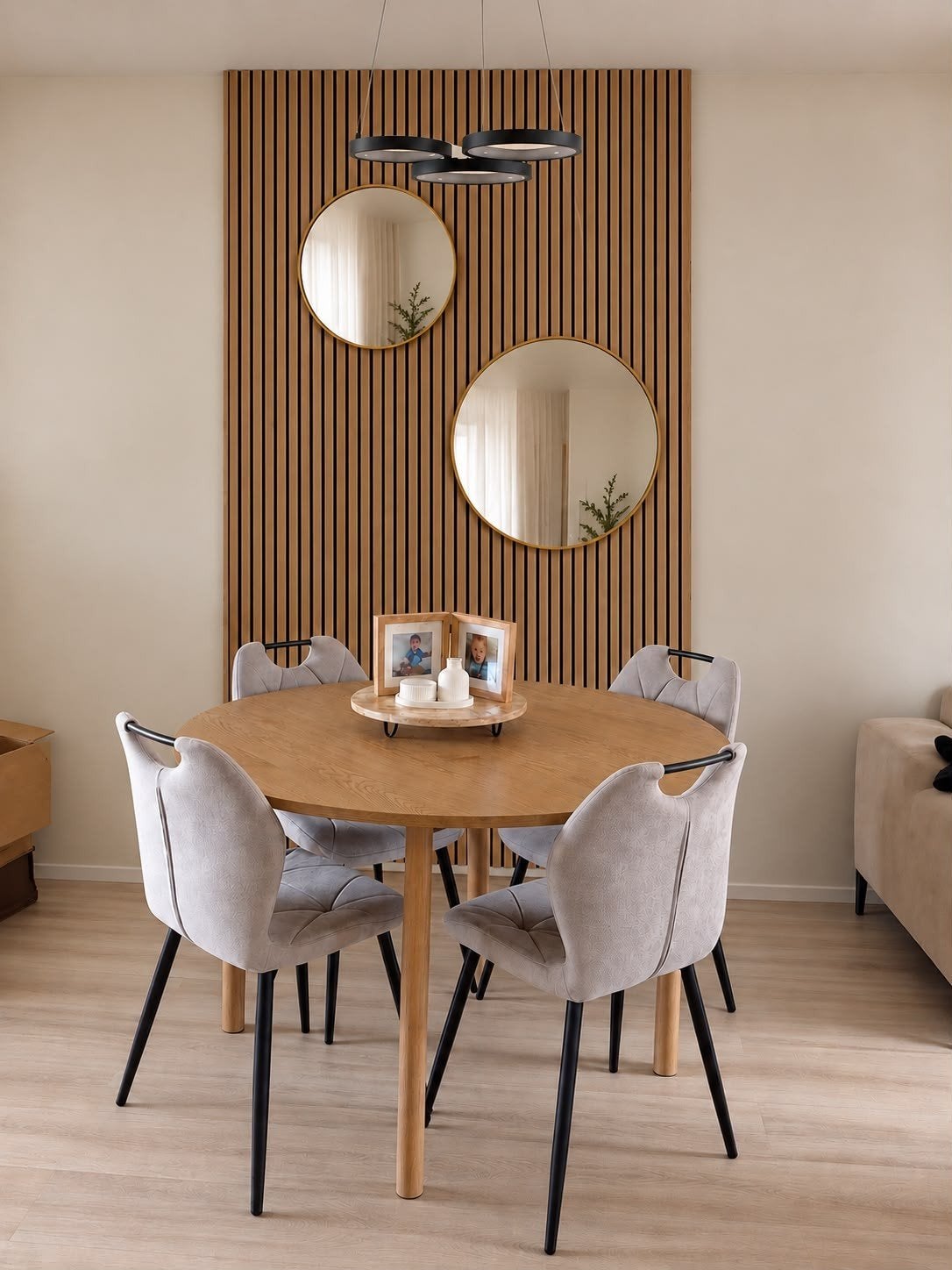 eettafel rond, Rond, Ophalen of Verzenden, Zo goed als nieuw, Modern