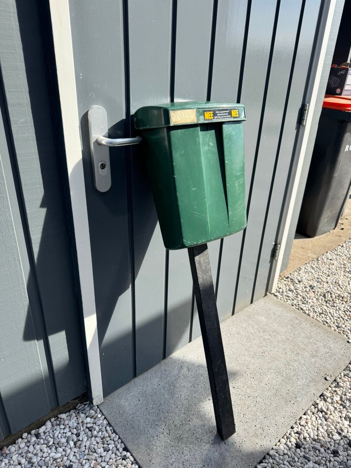 PTT stijl brievenbus, Ophalen, Gebruikt, Kunststof, Staande brievenbus