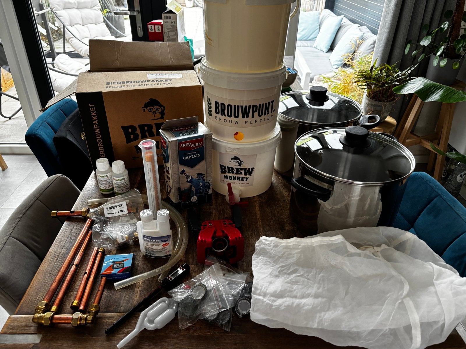 Bierbrouwpakket - set voor thuisbrouwen, Ophalen, Zo goed als nieuw