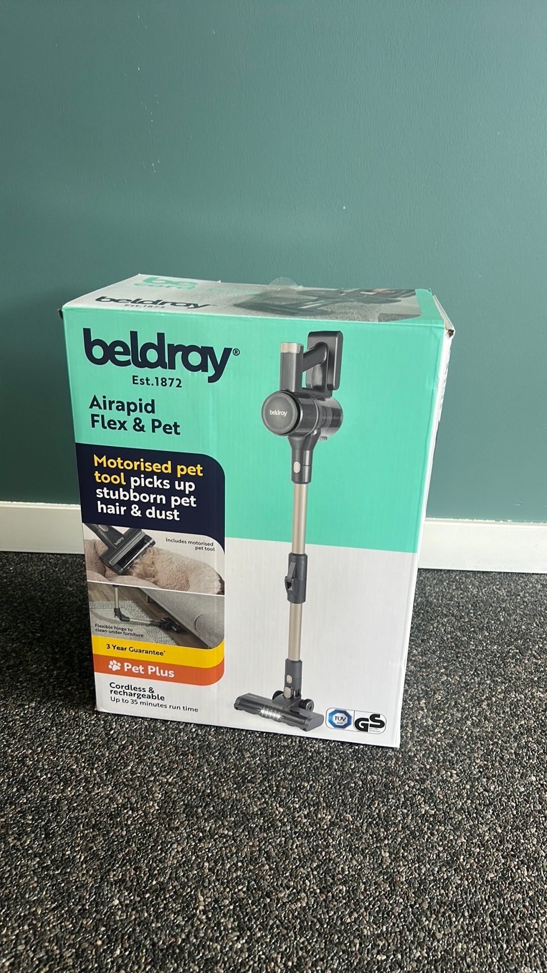 Beldray airapid flex & pet, steelstofzuigerp, Witgoed en Apparatuur, Stofzuigers, Overige merken, Draadloos, Nieuw, Ophalen of Verzenden