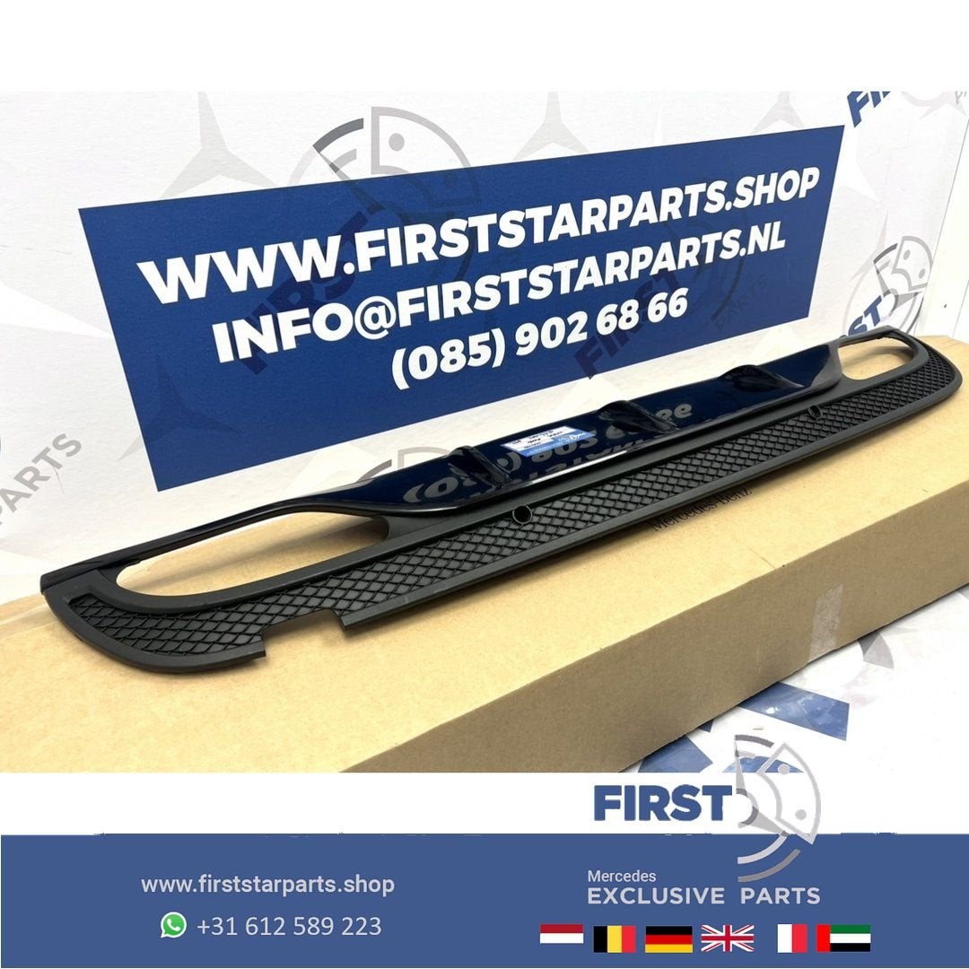 W205 AMG ACHTERBUMPER DIFFUSER Mercedes C Klasse A2058857338, Gebruikt, -, Ophalen of Verzenden, -