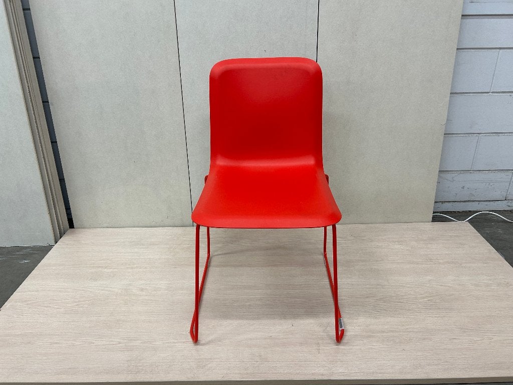 Rode Lensvelt 'This Chair' 141, Ophalen of Verzenden, Zo goed als nieuw, Rood, Eén