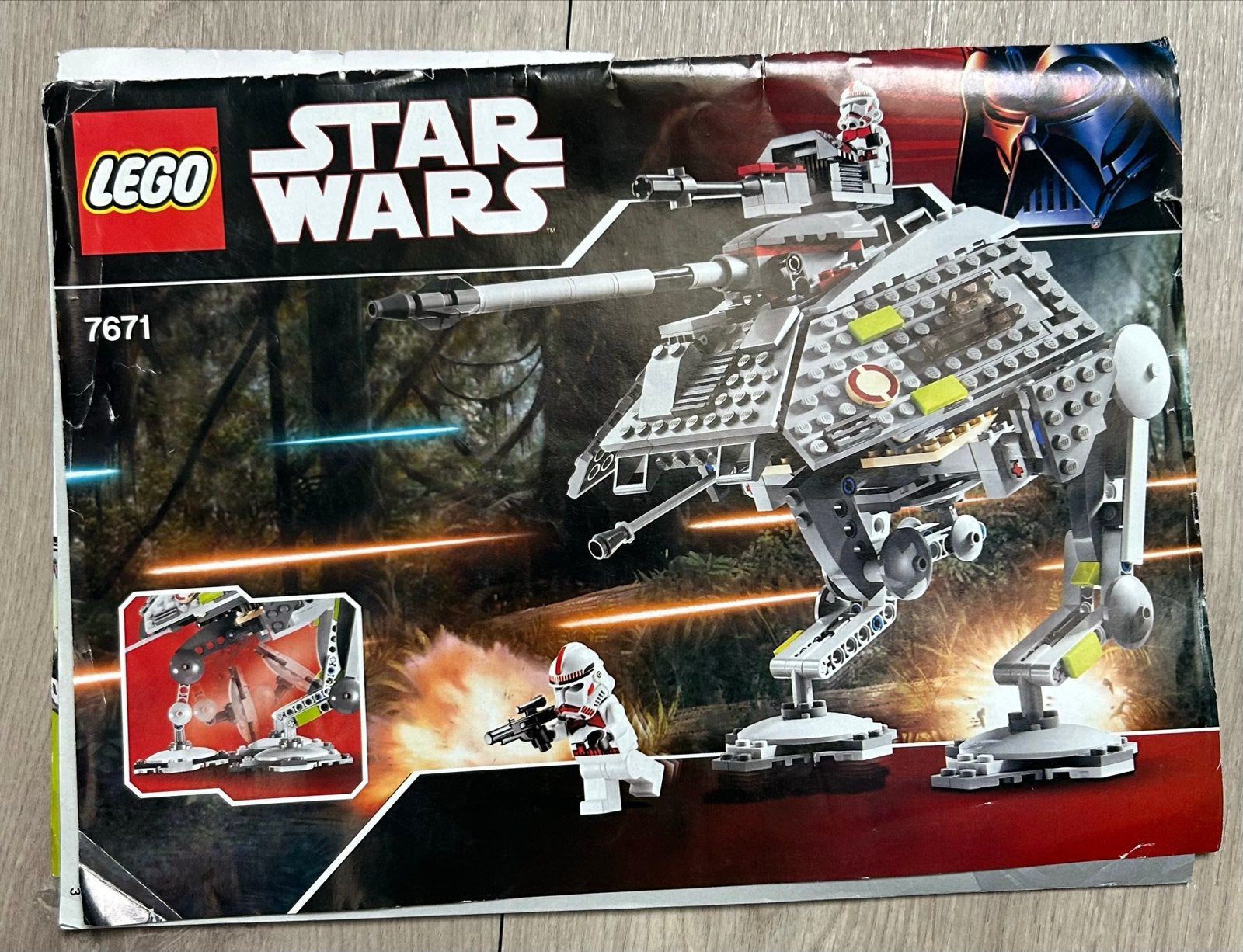 Lego Star Wars 7671 AT-AP Walker met 2 Clone Troopers, Ophalen, Star Wars, Lego, Zo goed als nieuw