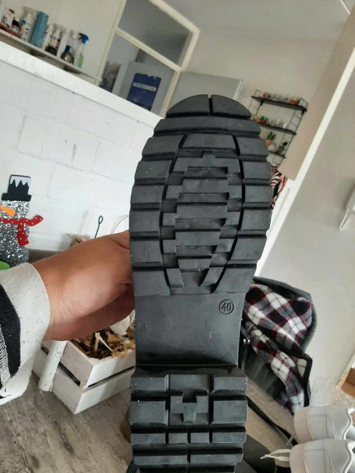 Nieuwe laarsjes, nooit gedragen. maat 40, Zwart, Lage of Enkellaarzen, Nieuw, Ophalen of Verzenden