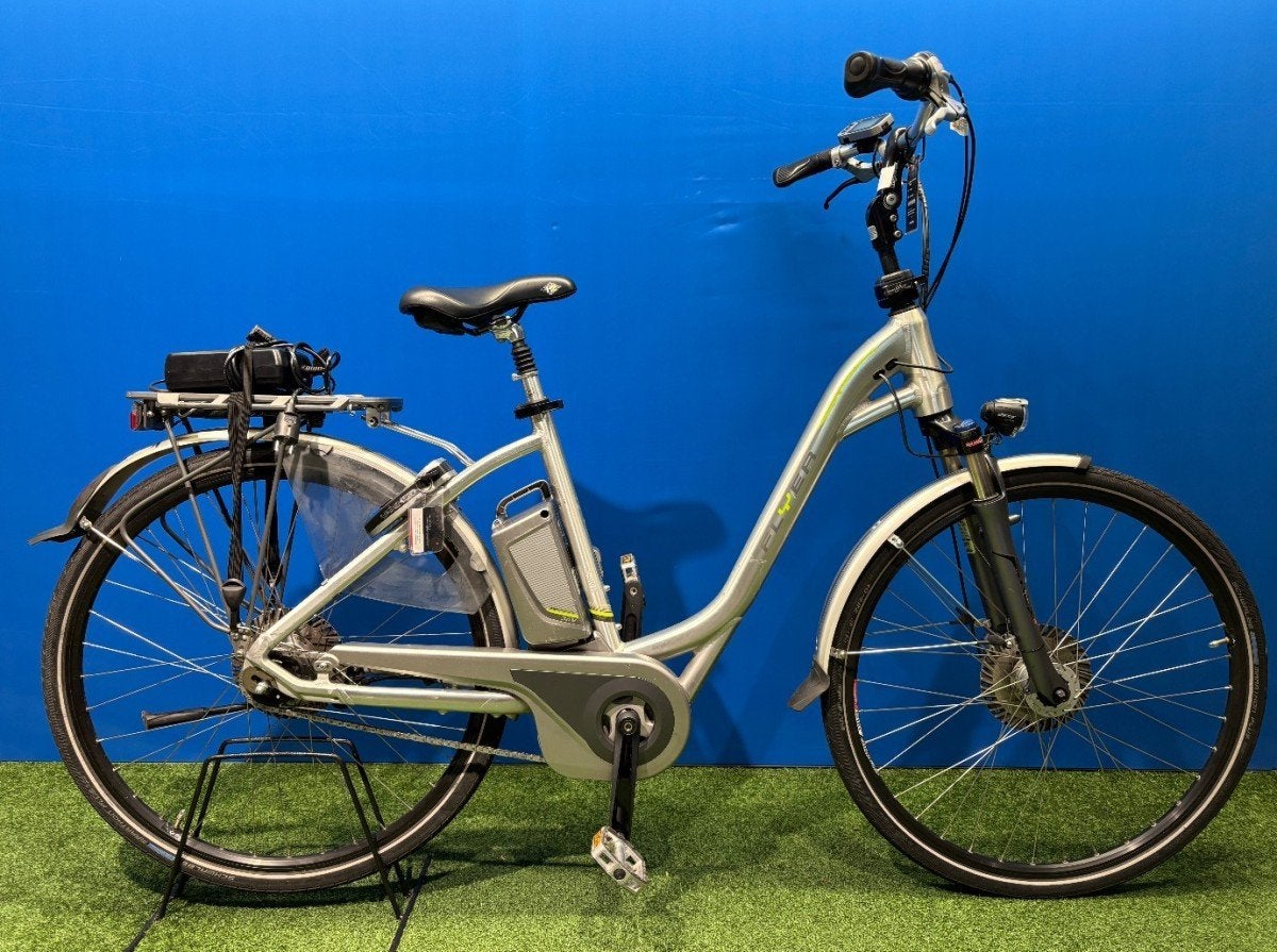 Flyer T8 15ah 36v 540Wh - MEENEEMPRIJS Dames Zilver 50cm, Gebruikt, -, -, 47 tot 51 cm