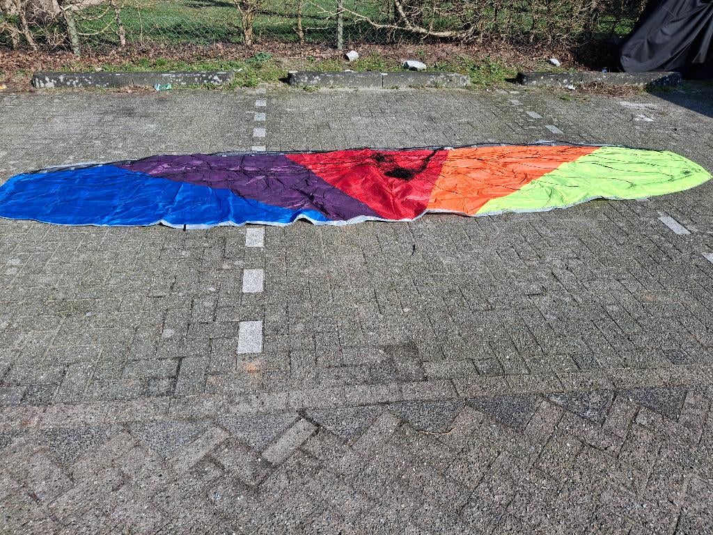 Matrasvlieger tweelijns kite only, Ophalen, Gebruikt, Tweelijns, Vlieger