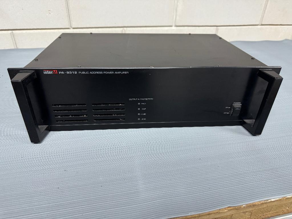 InterM PA-9312 100v versterker, Ophalen, Gebruikt, Audio