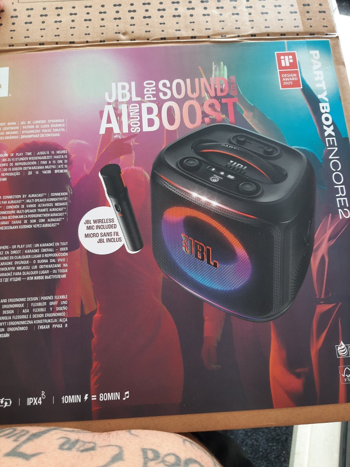JBL PartyBox Encore Essential met draadloze microfoon, Ophalen of Verzenden