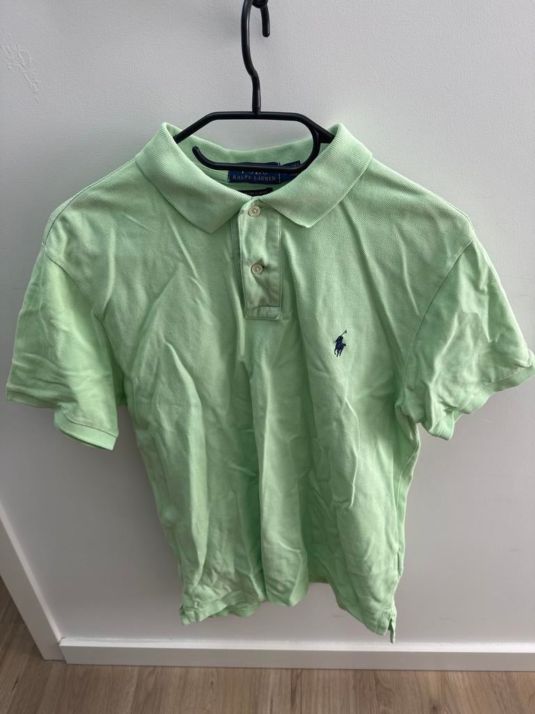 Ralph Lauren Polo Shirt - Lichtgroen, Ophalen of Verzenden, Zo goed als nieuw, Maat 48/50 (M), Groen