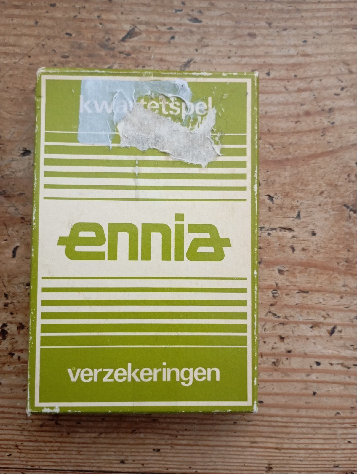 Vintage Ennia Verzekeringen Kwartet memorabilia NL, Ophalen of Verzenden