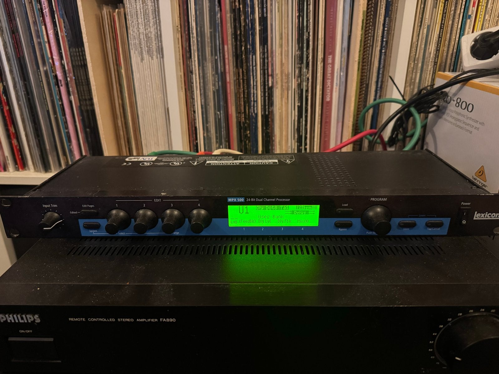 Lexicon MPX 500 24-Bit Dual Channel Processor, Muziek en Instrumenten, Effecten, Ophalen of Verzenden, Gebruikt, Multi-effect