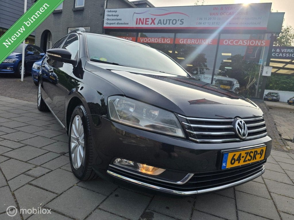 Volkswagen Passat 2.0 TDI DSG Automaat Comfortline BlueMotio, Auto's, Volkswagen, Euro 5, 4 cilinders, Zwart, Diesel