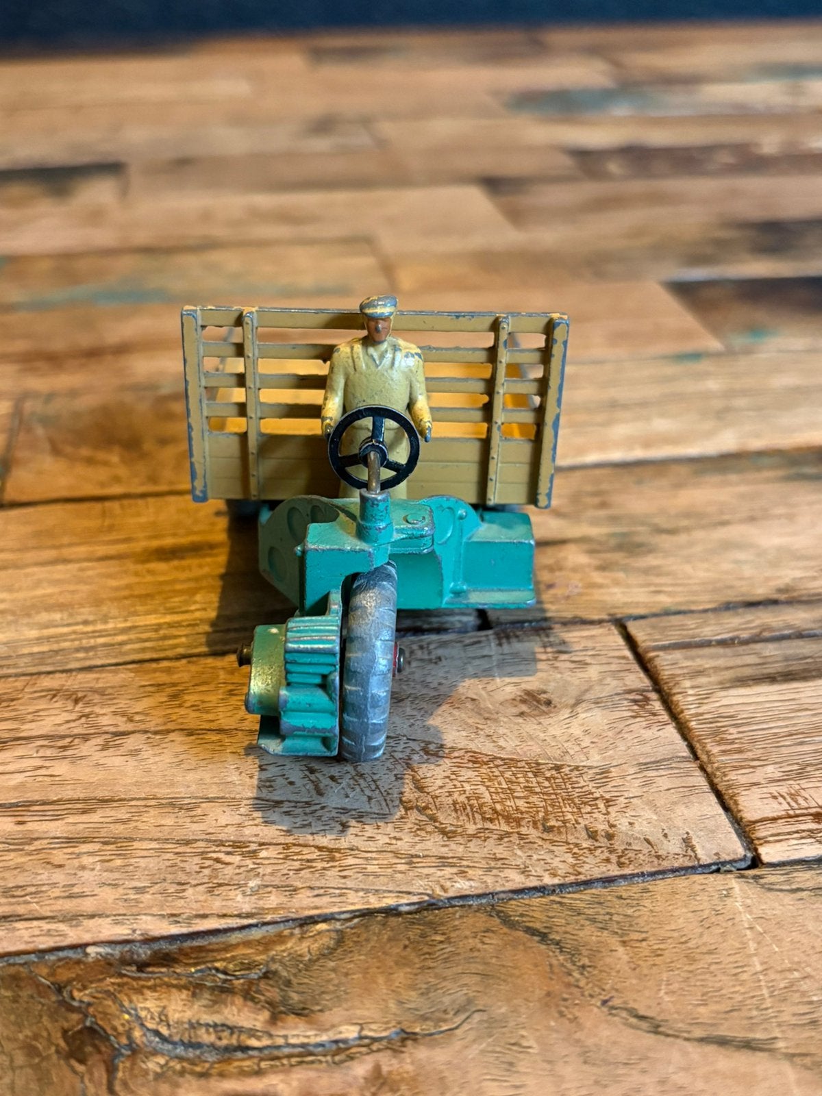 Dinky Toys 27G Motocart #342 1949-1953 – compleet en werkend, Ophalen of Verzenden, Zo goed als nieuw, Auto, Dinky Toys